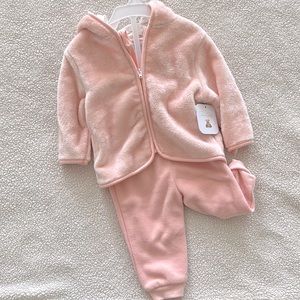 Rene Rofe Baby Girl 2 Piece Plush Fleece Set